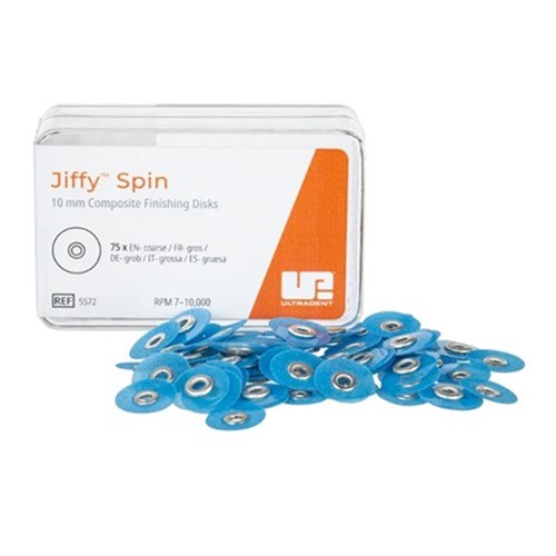 Jiffy Spin Disc Coarse 10mm Blue Pkt75