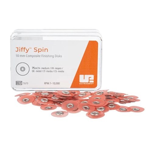 Jiffy Spin Disc Medium 10mm Red Pkt75