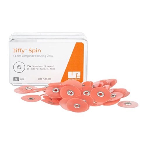 Jiffy Spin Disc Medium 14mm Red Pkt75