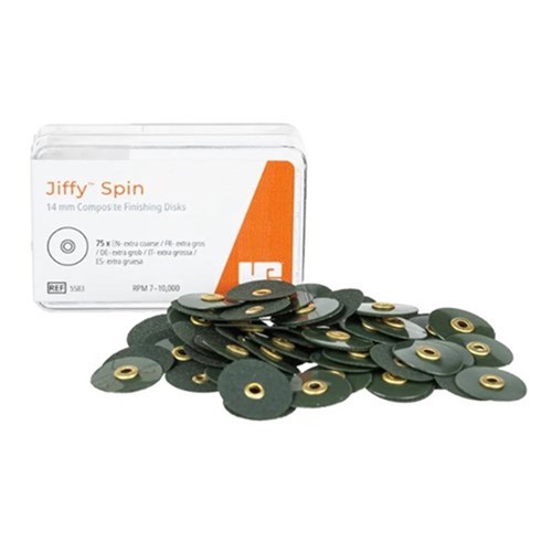 Jiffy Spin Disc Extra Coarse 14mm Green Pkt75