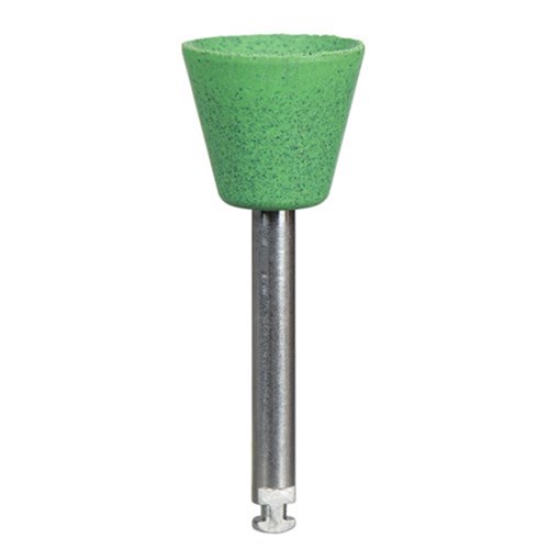 Jiffy Composite Green Polisher Cups Coarse-Grit Pkt 12