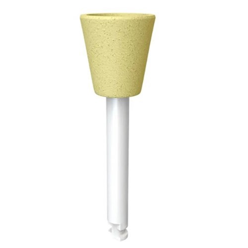Jiffy One Single Use Cups Medium-Grit Yellow Pkt20
