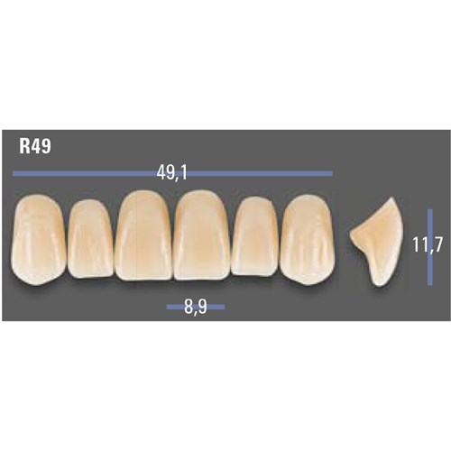 VITAPAN EXCELL Classical Upper Anterior Shade B3 Mould R49