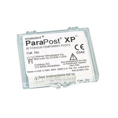 Parapost XP Temp Tit #4 Pkt20 Yellow
