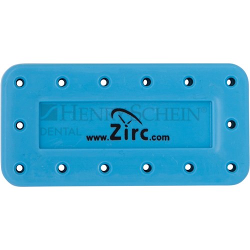 Bur Block Magnetic Large 14 Holes Neon Blue